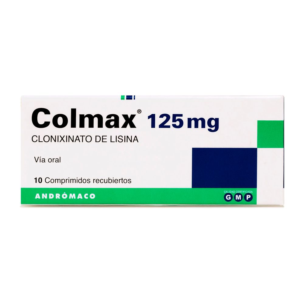Colmax - Clonixinato De Lisina 125 mg Comprimidos