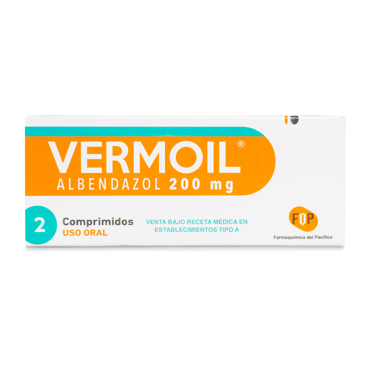 Vermoil - Albendazol 200 Mg - 2 Comprimidos