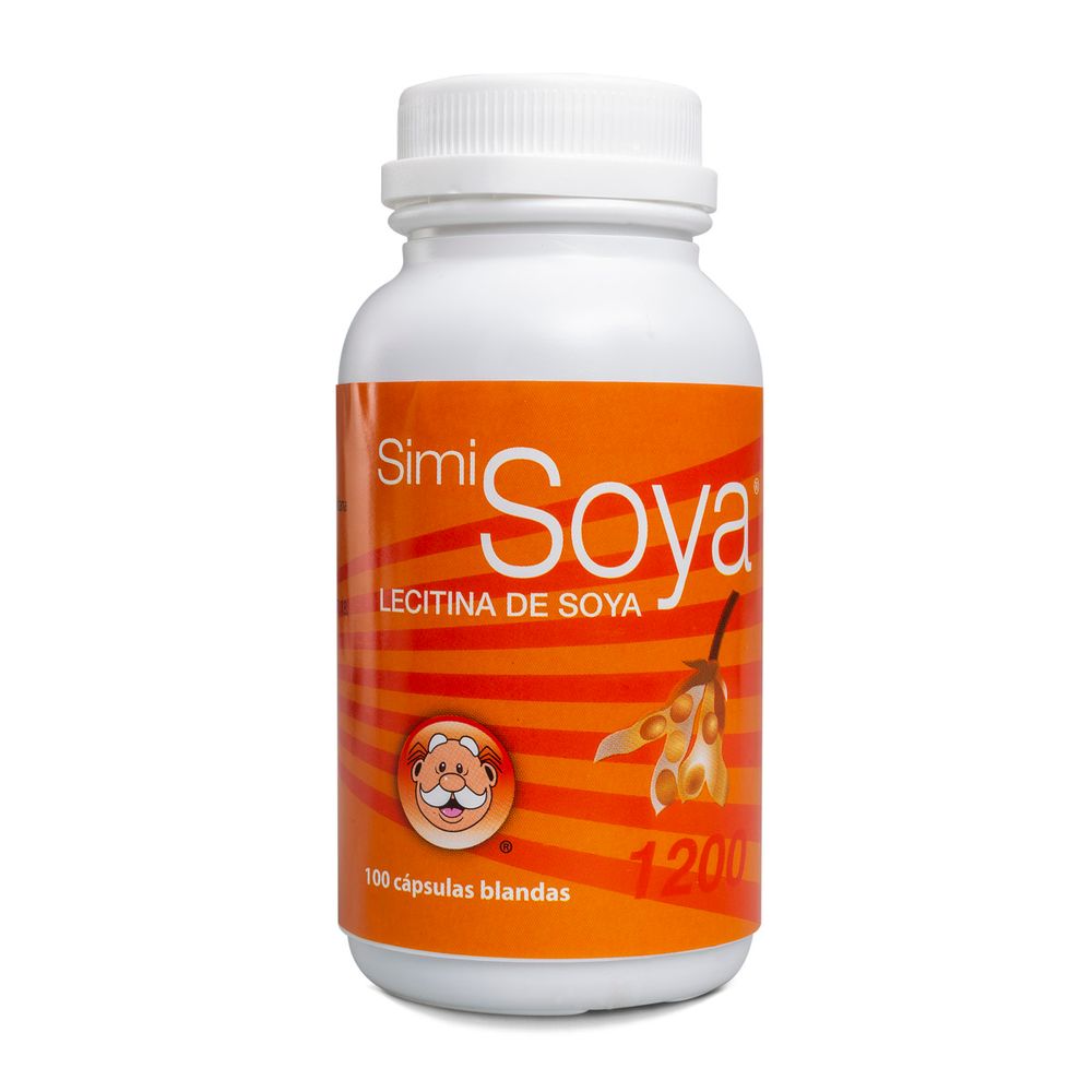 Simi Soya - Lecitina Soya 1200 mg - 100 Cápsulas