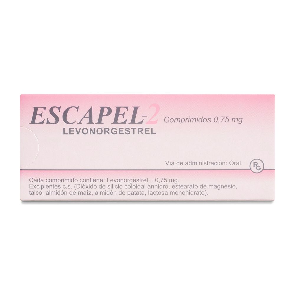 Escapel-2 - Levonorgestrel 0.75 Mg - 2 Comprimidos