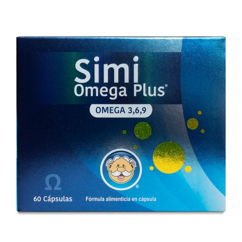 Simi Omega Plus Omega 369 60 Cápsulas Farmacias Del Dr Simi 4463