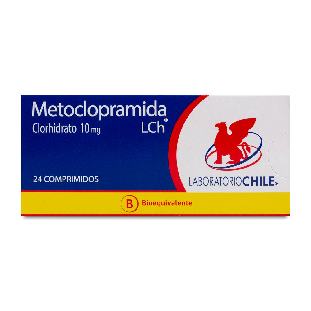 Metoclopramida Clorhidrato 10 mg 24 Comprimidos