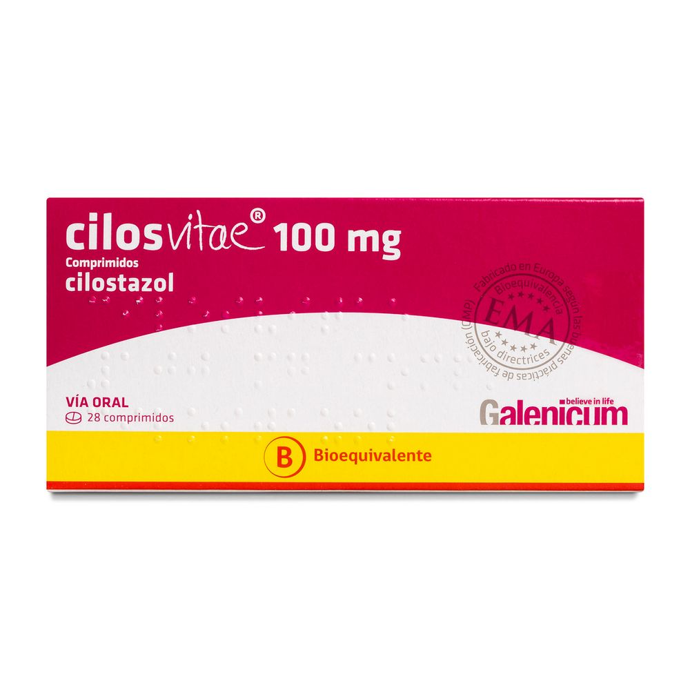 Cilosvitae - Cilostazol 100 mg - 28 Comprimidos