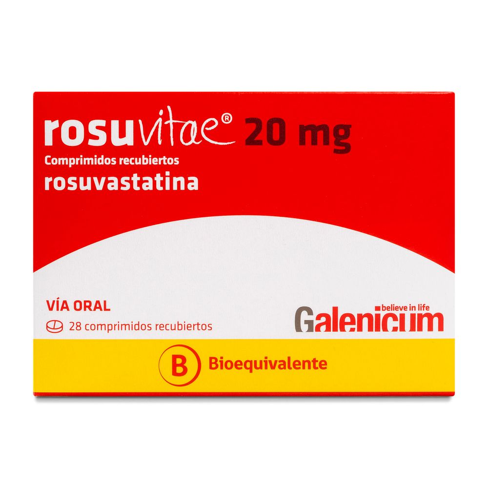 Rosuvitae - Rosuvastatina 20 mg - 28 Comprimidos Recubiertos