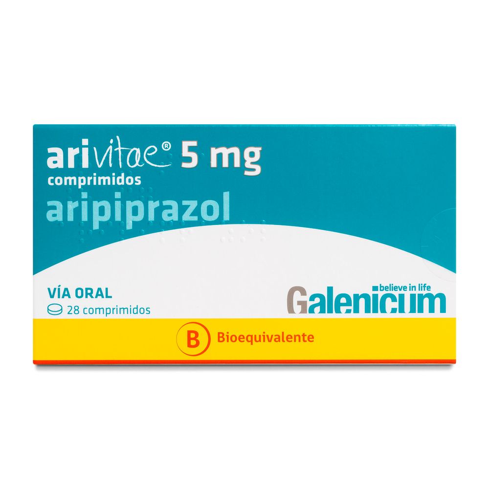 Arivitae - Aripiprazol 5 mg - 28 Comprimidos