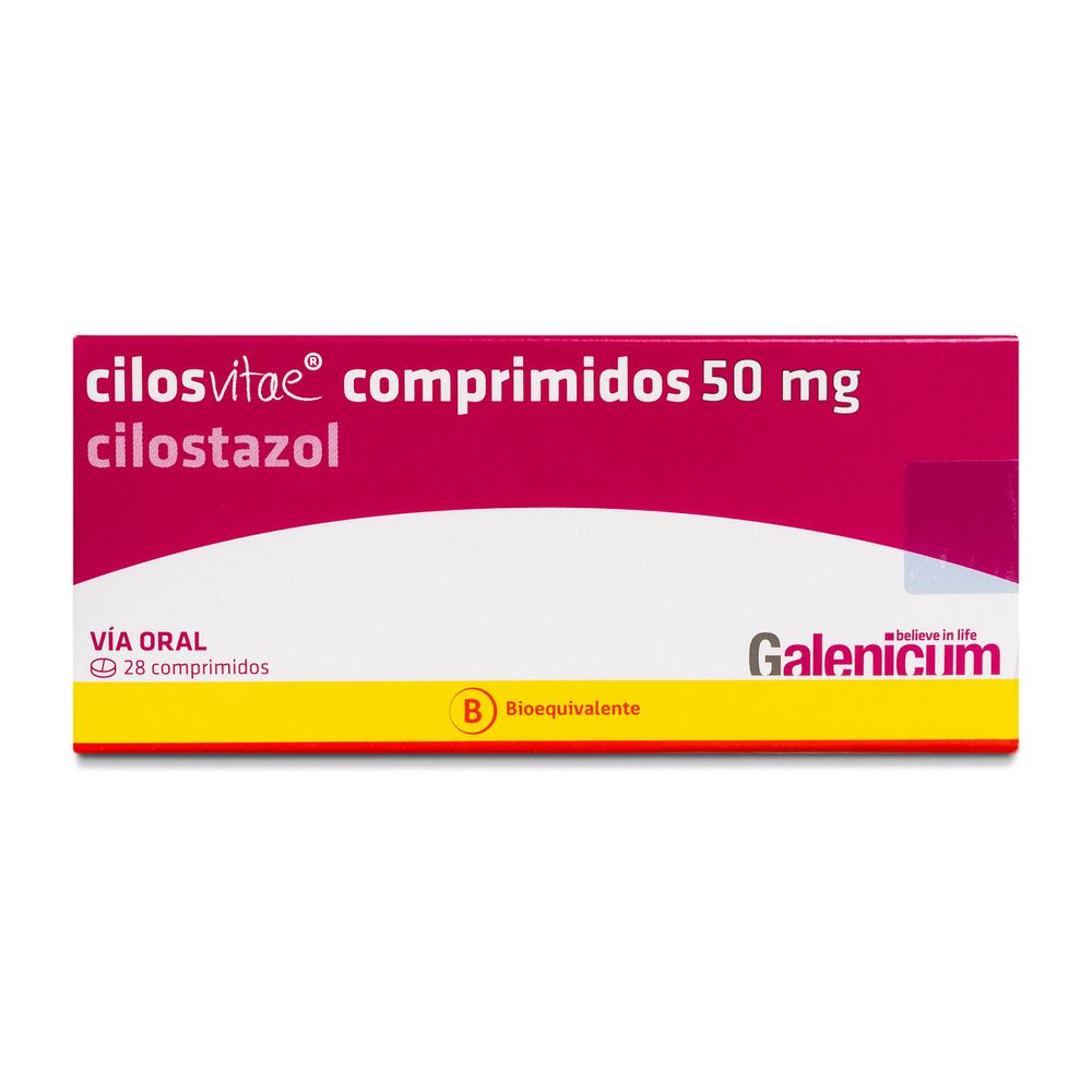 Cilosvitae - Cilostazol 50 mg - 28 Comprimidos