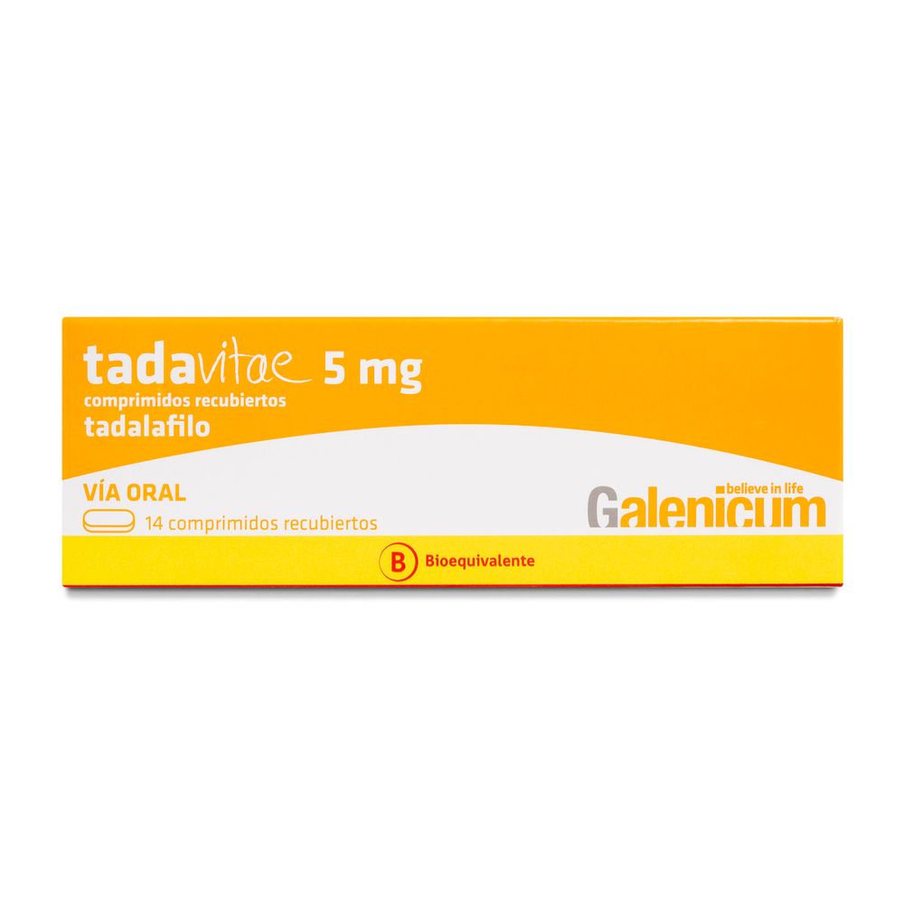 Tadavitae - Tadalafilo 5 Mg - 14 Comprimidos Recubiertos