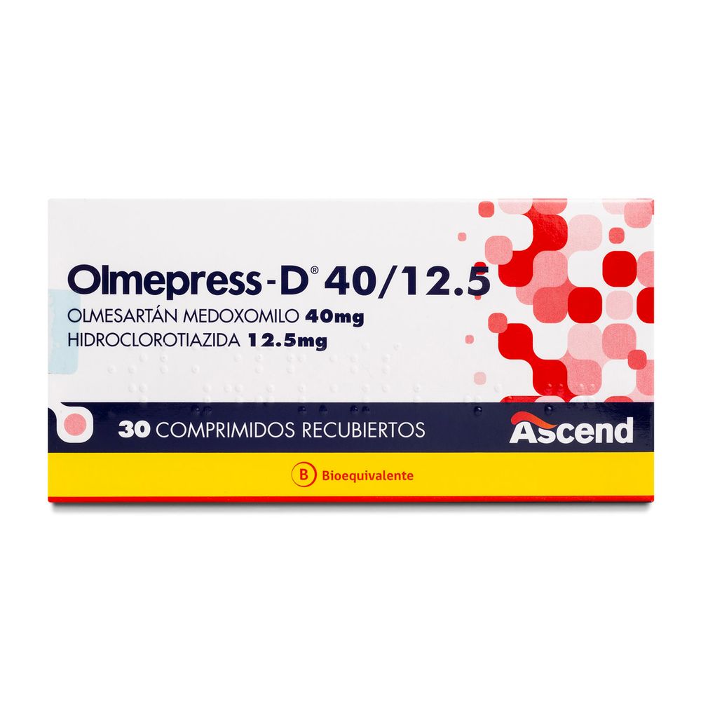 Olmepress D 40 / 12.5 Mg- 30 Comprimidos