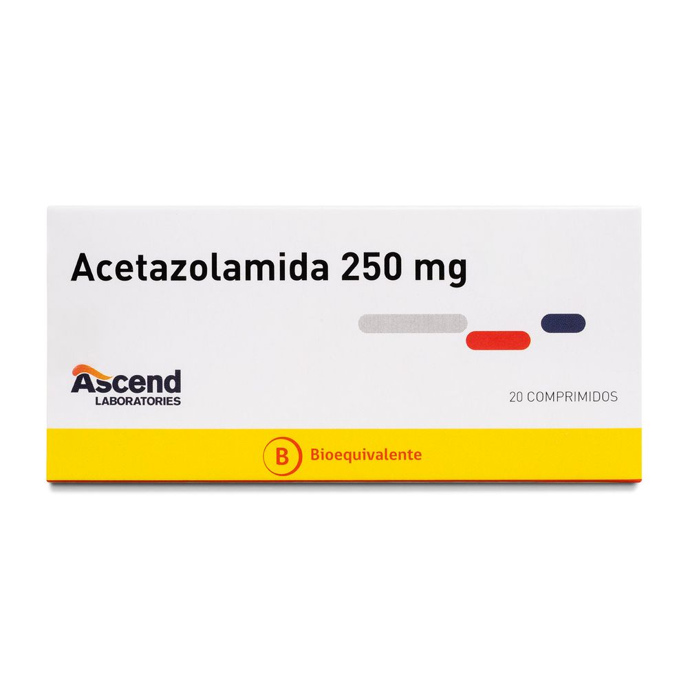 Acetazolamida (BE) 250 mg - 20 Comprimidos