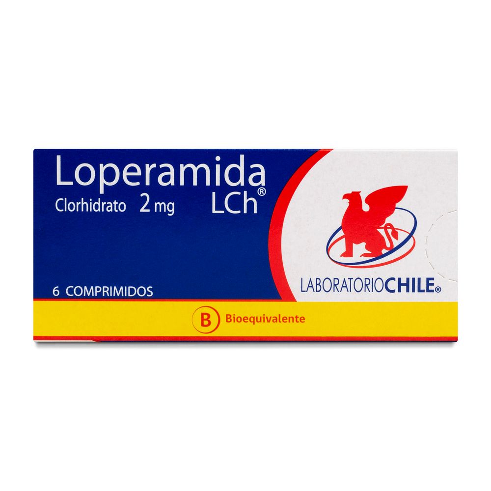 Loperamida Clorhidrato 2 mg 6 Comprimidos