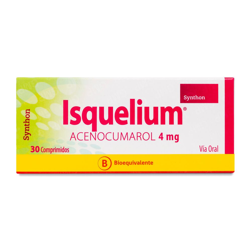 Isquelium - Acenocumarol 4 mg 30 Comprimidos