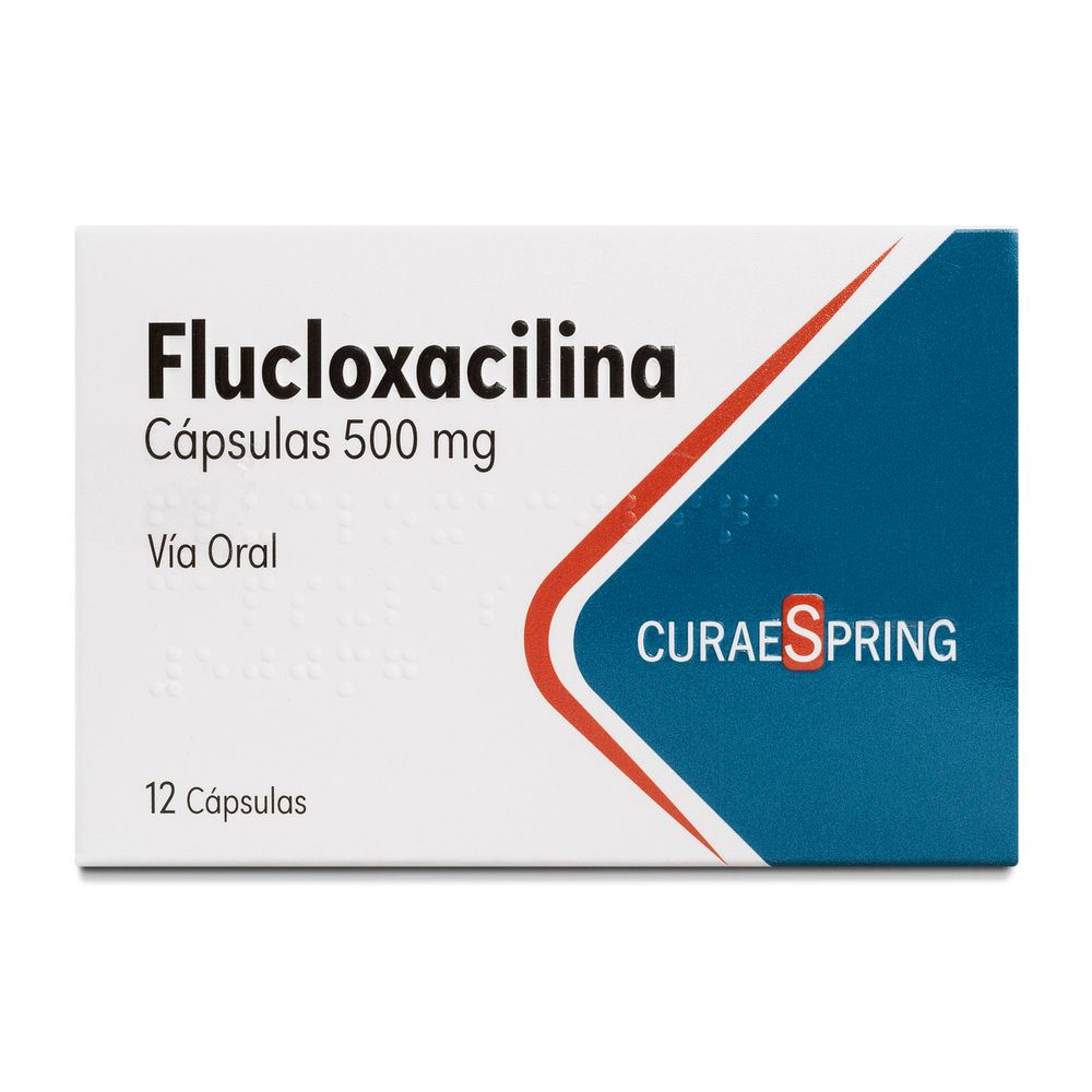 Flucloxacilina 500 mg - 12 Cápsulas