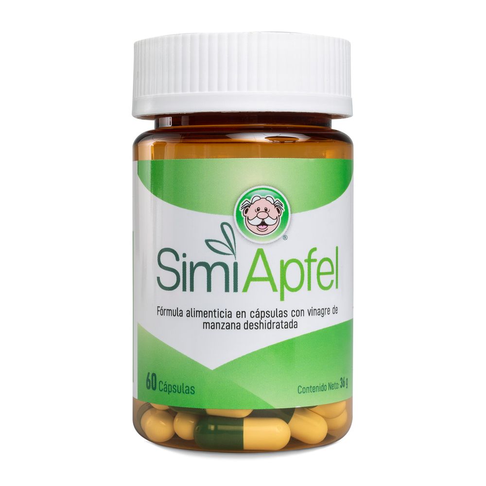 Simiapfel - Vinagre manzana 500 mg - 60 cápsulas