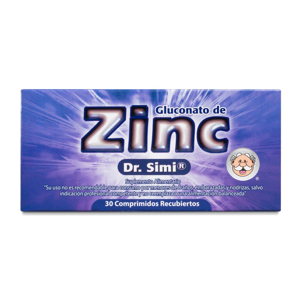 Gluconato De Zinc 15 mg - 30 Comprimidos