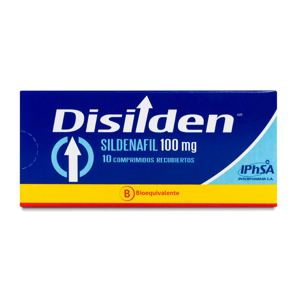 Disilden - Sildenafil 100 mg 10 Comprimidos