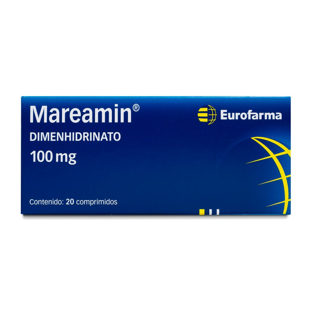 Mareamin - Dimenhidrinato 100 mg - 20 Comprimidos