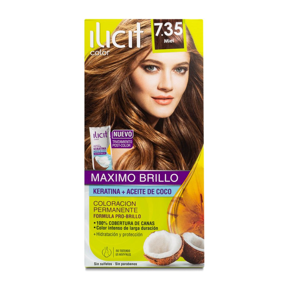 Ilicit Coloración Permanente Capilar - Tintura Secreto 7 / 35 Miel
