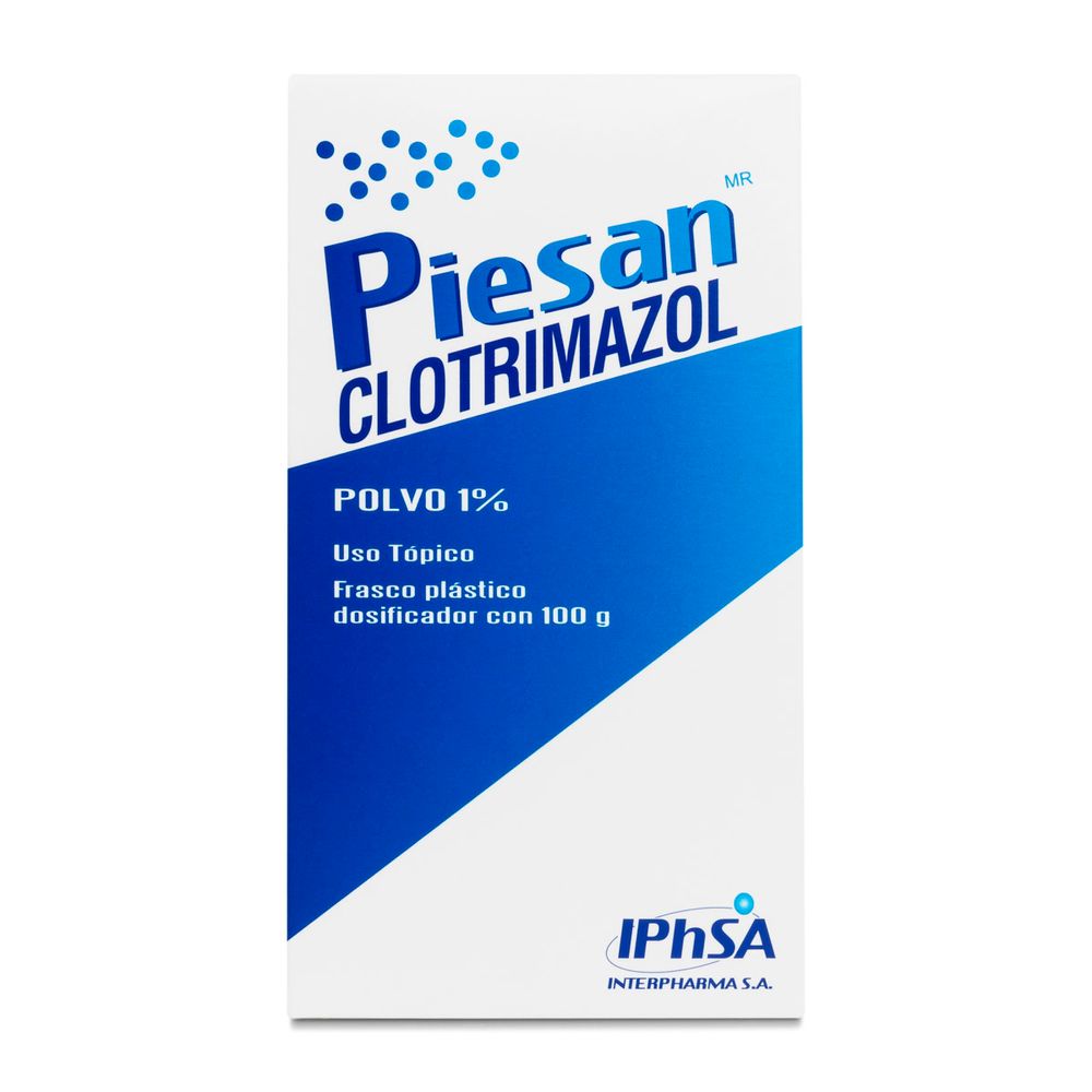 Piesan - Clotrimazol 1% - 100 gr Polvo Tópico