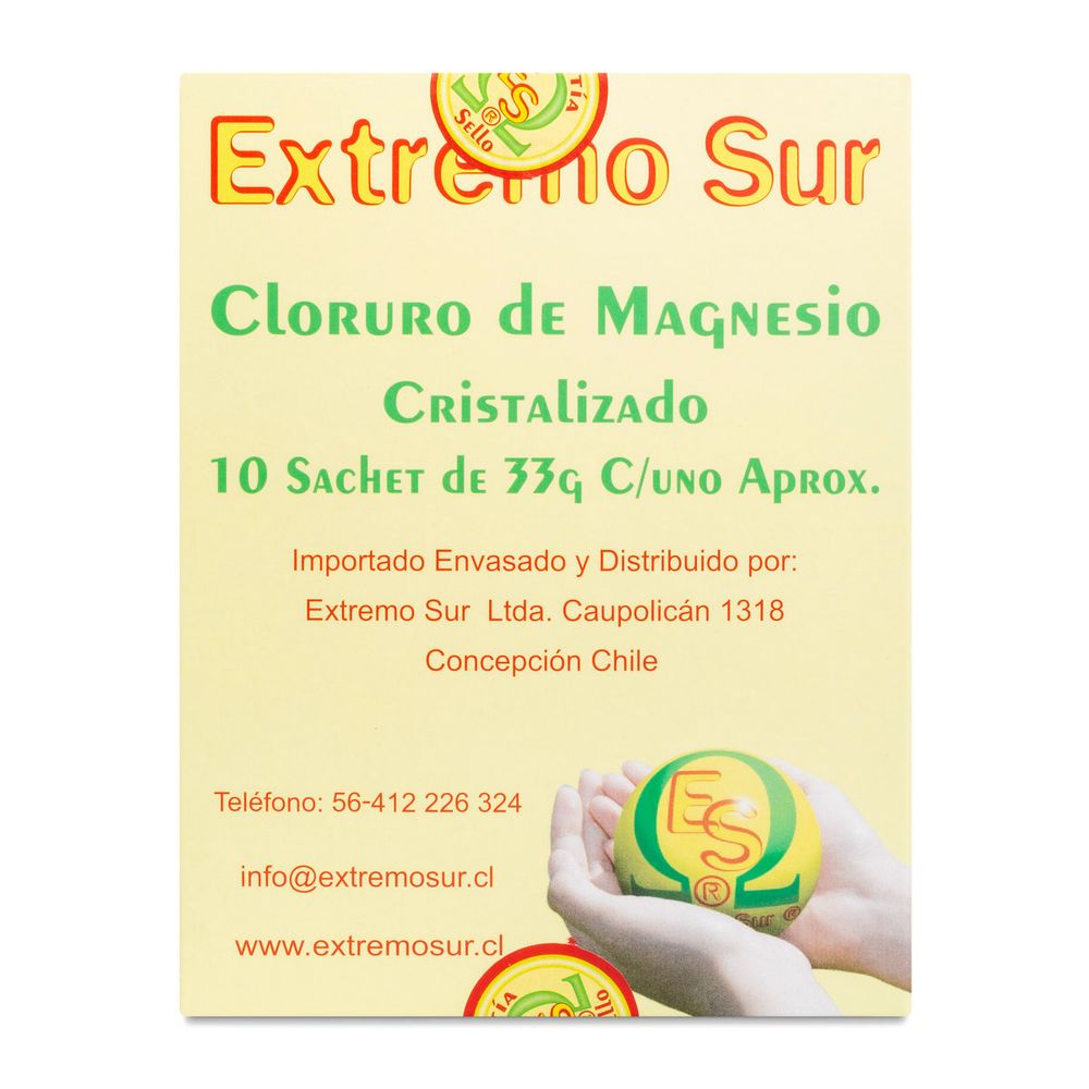 Extremo Sur - Cloruro De Magnesio Polvo 1 Sobre 33 gr