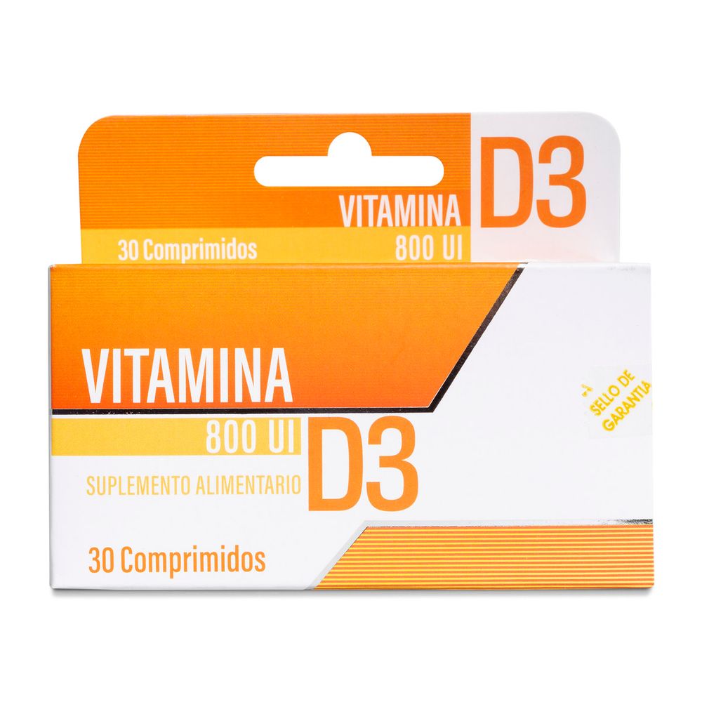 Vitamina D3 (Colecalciferol) 800 Ui - 30 Comprimidos