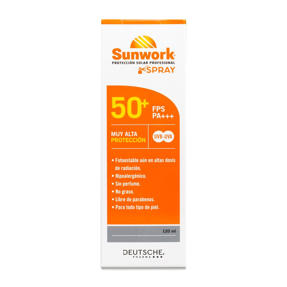 Protector Solar Sunwork Fps 50+ Spray