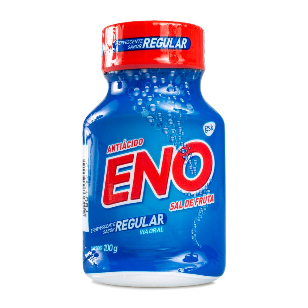 Eno Regular - Sal De Fruta Efervecente Sabor Regular Polvo Frasco 100 gr