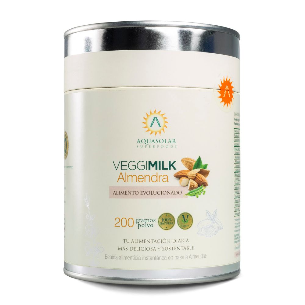 Veggimilk Almendra - Bebida Instantánea Almendra Polvo 200 gr