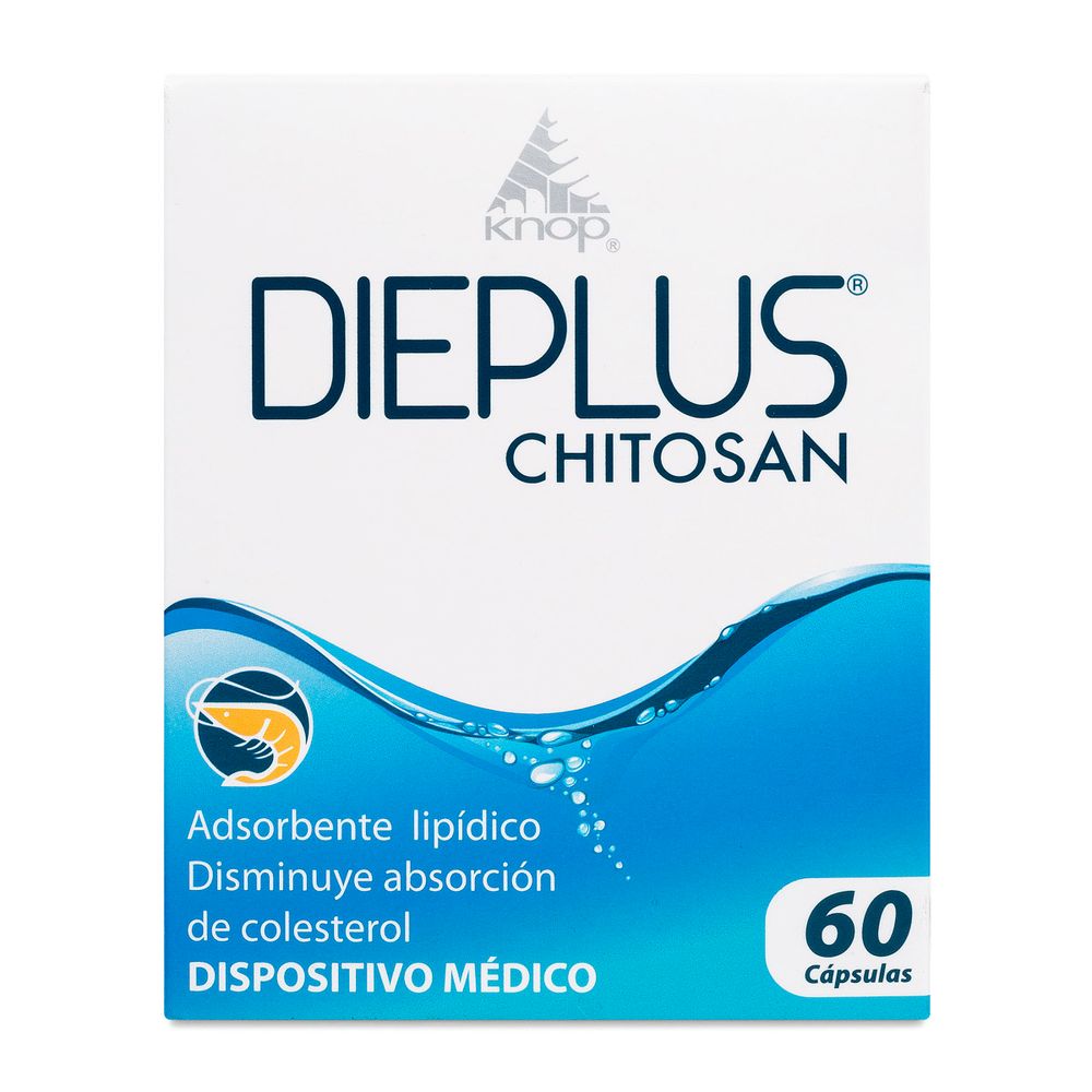 Dieplus - Chitosan 375 mg - 60 Cápsulas
