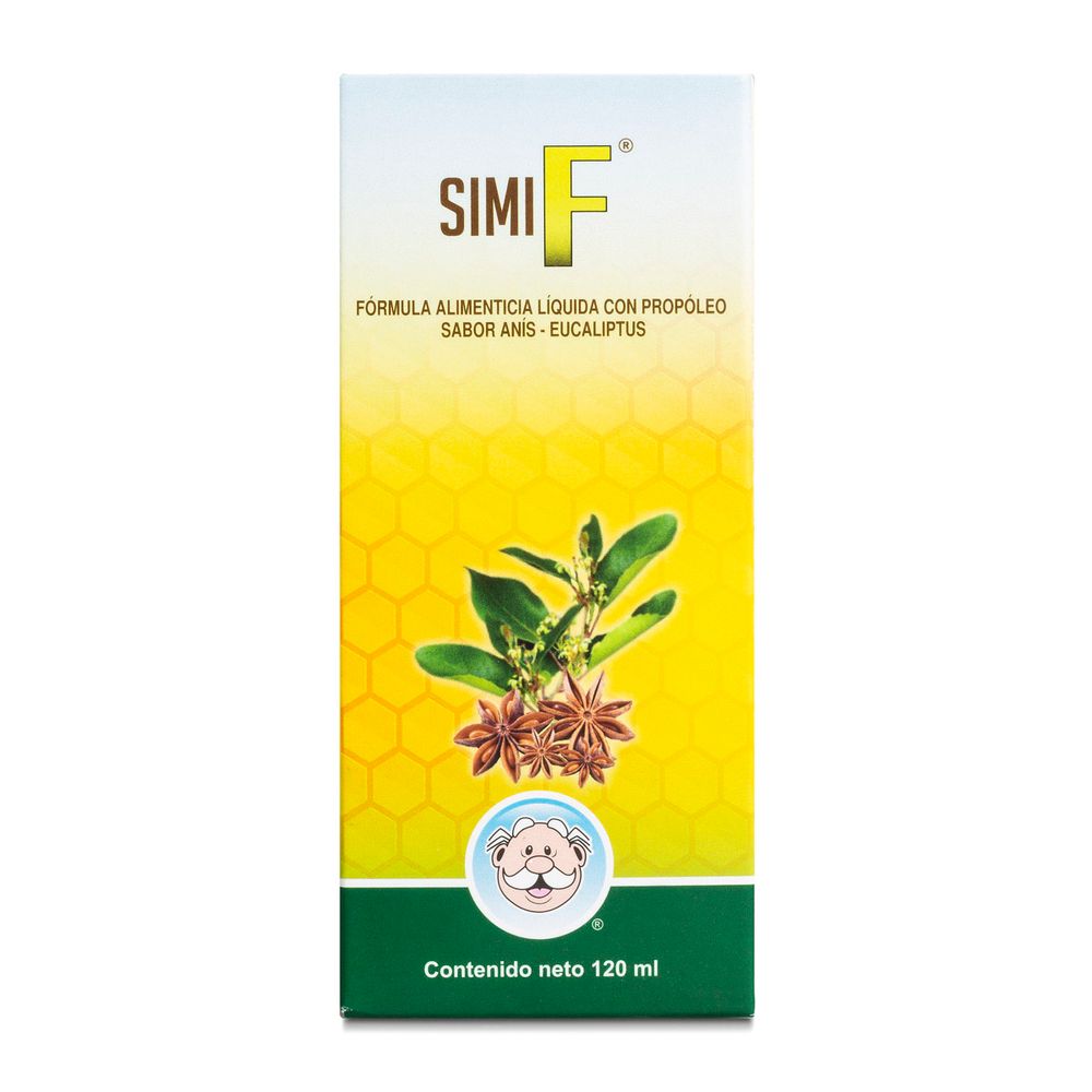 Simi F - Propóleo Sabor Anís, Eucaliptus - Formula Alimenticia Liquida 120 ml