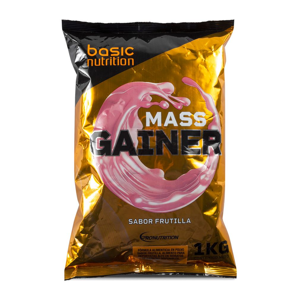 Pronutrition - Mass Gainer Frutilla - Polvo 1 kg