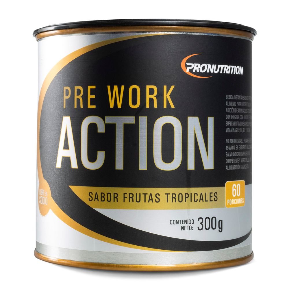 Pronutrition - Pre Work Action De Frutas Tropicales -  300 Gr