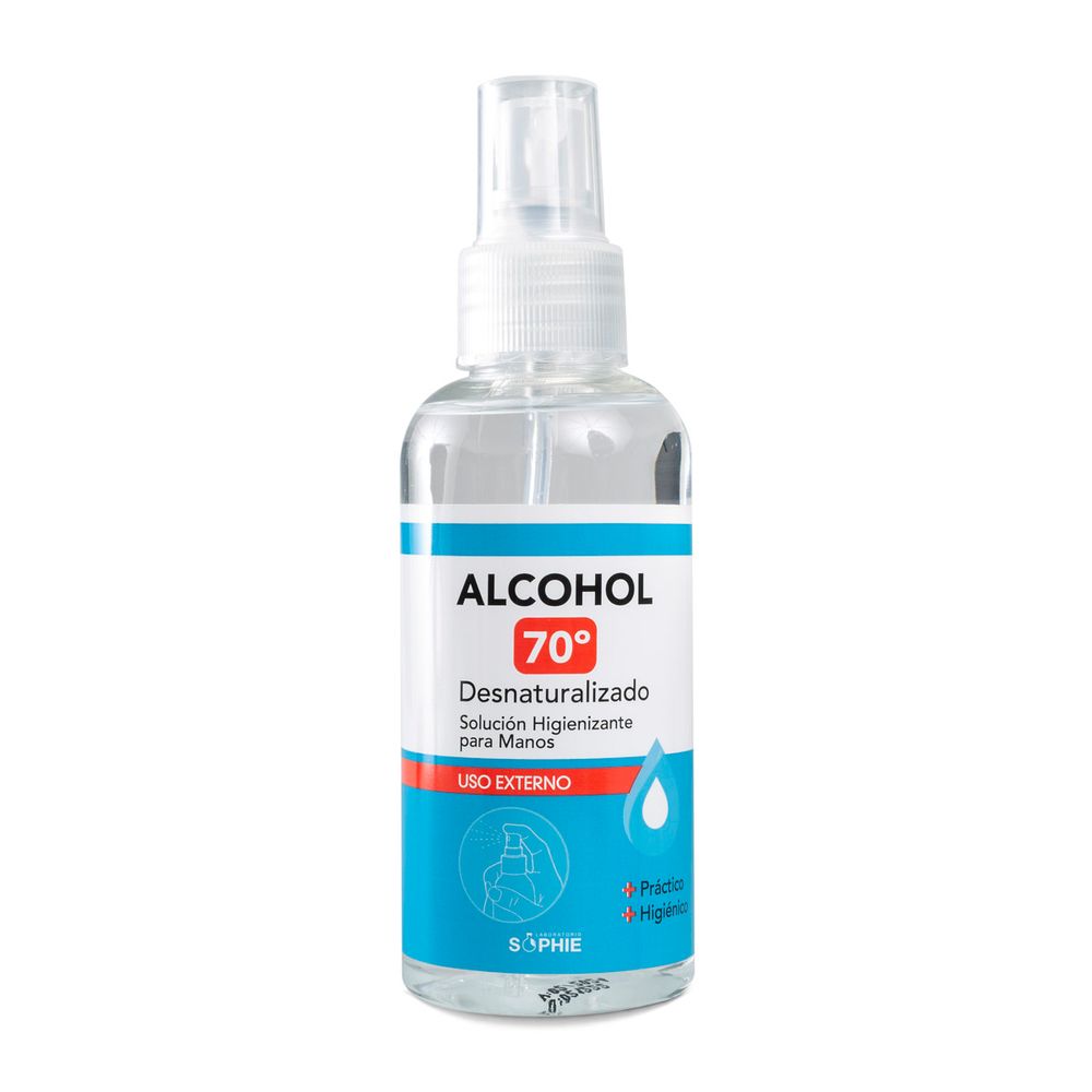 Alcohol 70% Desnaturalizado Spray 140 ml