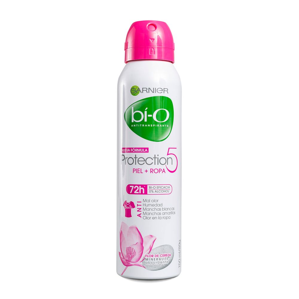 Bí-O Protección Piel Ropa - Antitranspirante Dama 0% Alcohol 150 ml