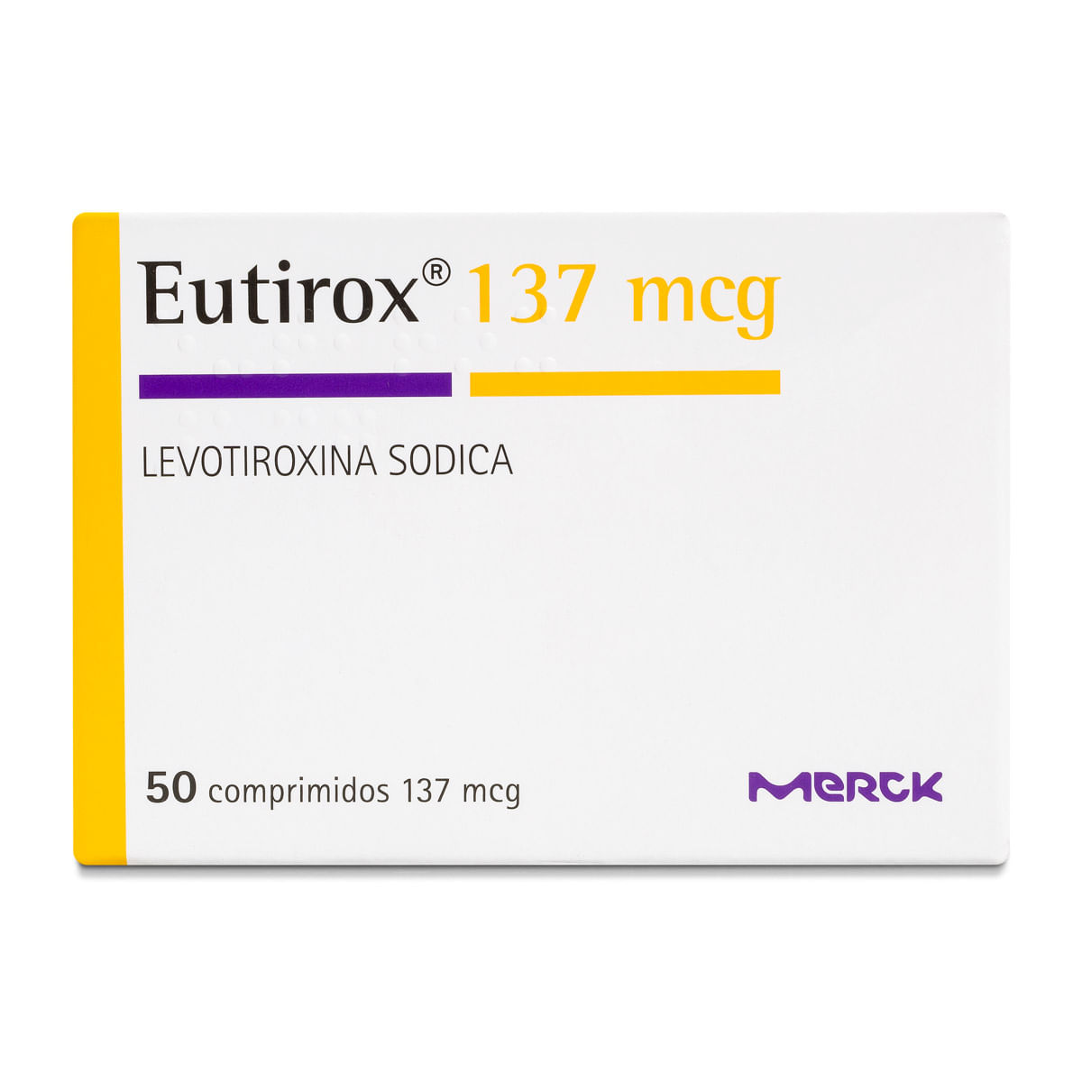 Eutirox 137 Levotiroxina Sódica 137 Mcg 50 Comprimidos Farmacias