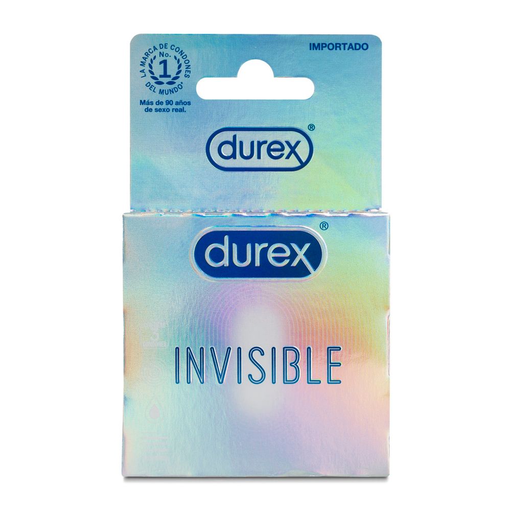 Durex Invisible Sensitivo Ultra Delgado 3 Piezas