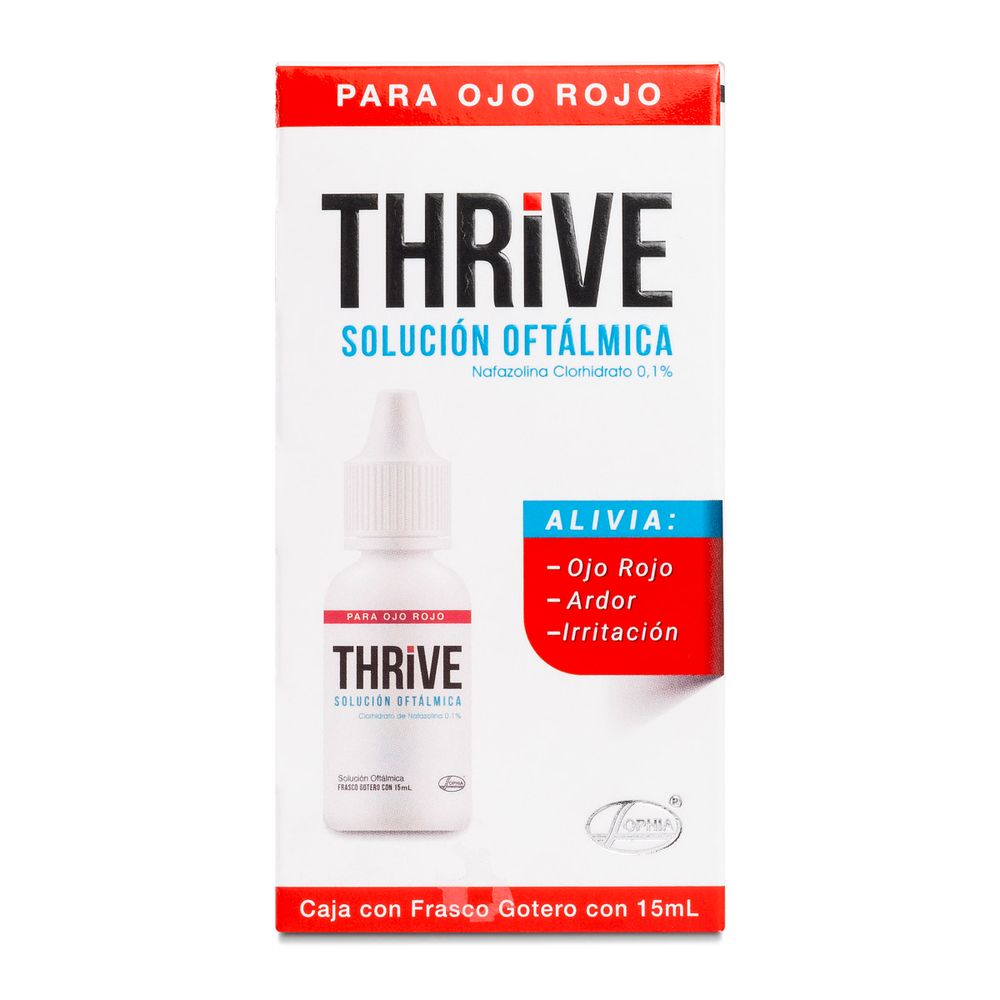 Thrive Solución Oftálmica 0.1% Nafazolina 15 ml