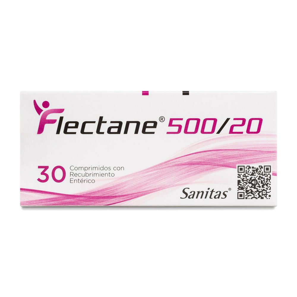 Flectane - Naproxeno 500 mg / 20 mg Esomeprazol Comprimidos