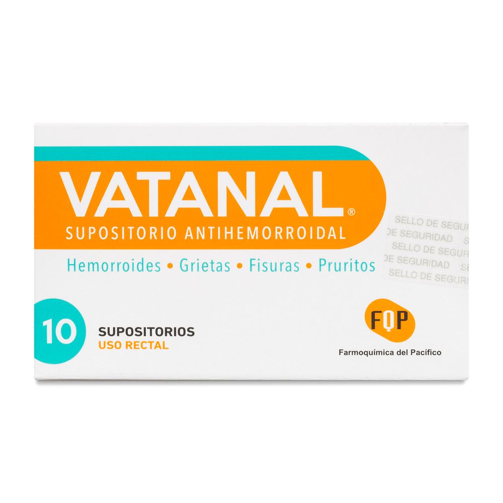Vatanal - 10 Supositorios
