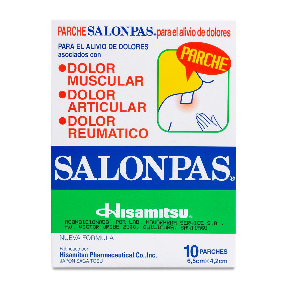 Salonpas - Parche Con Mentol 36 mg