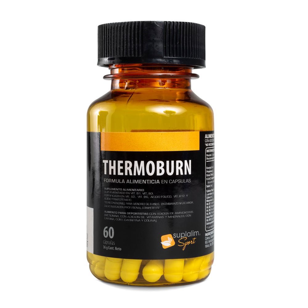 Thermo Burn - Guaraná / L Carnitina / Colina / Inositol - 60 Cápsulas