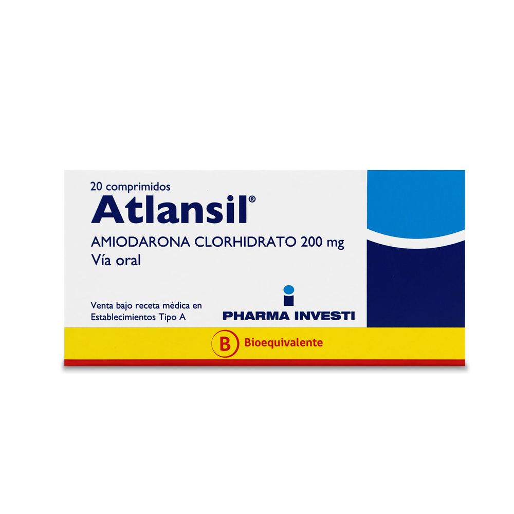 Atlansil - Amiodarona 200 mg Comprimidos