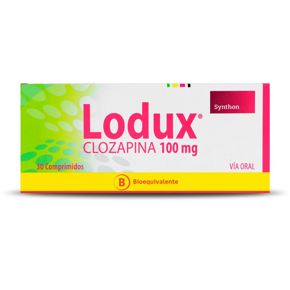 Lodux - Clozapina 100 mg Comprimidos