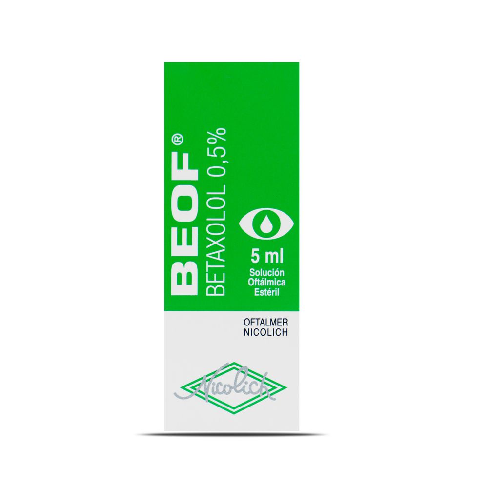 Beof - Betaxolol 0.5% Solución Oftálmica 5 ml