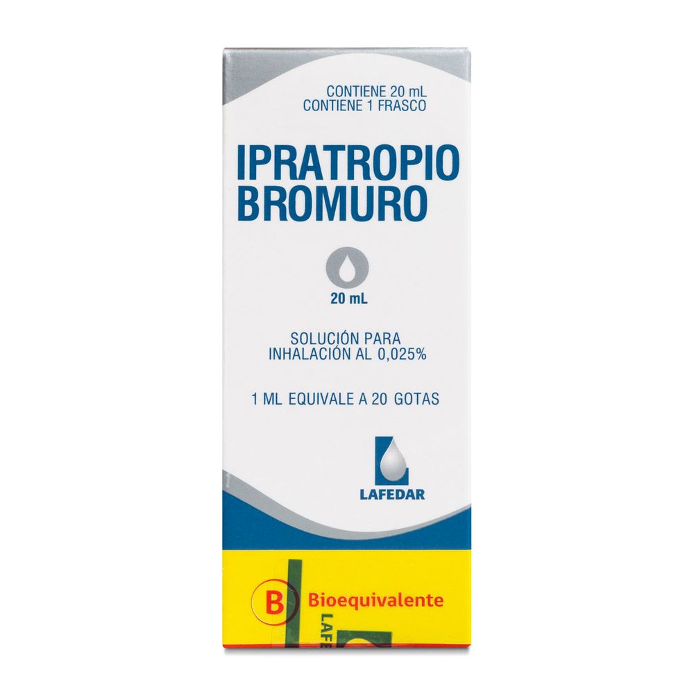 Ipratropio Bromuro 0.025% Solución Para Inhalación 20 ml