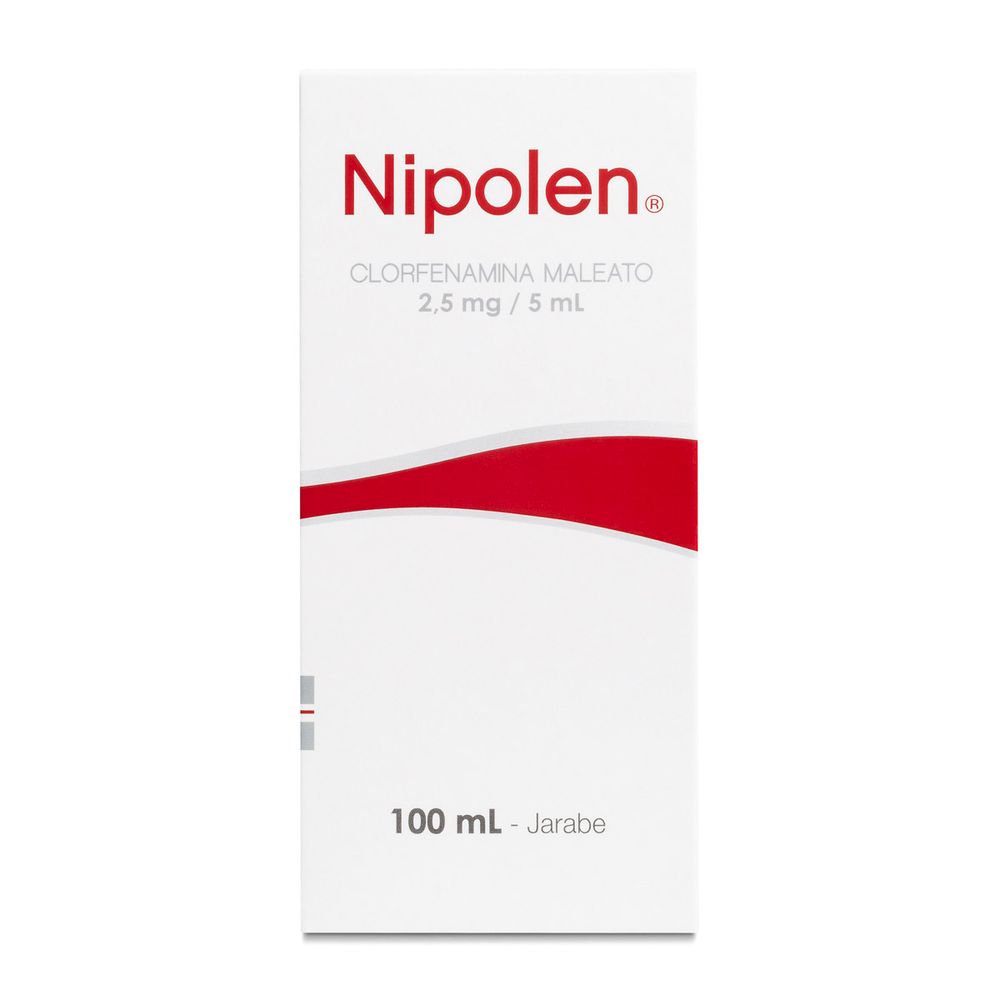 Nipolen - Clorfenamina 2,5 mg / 5 ml - Jarabe 100 Ml