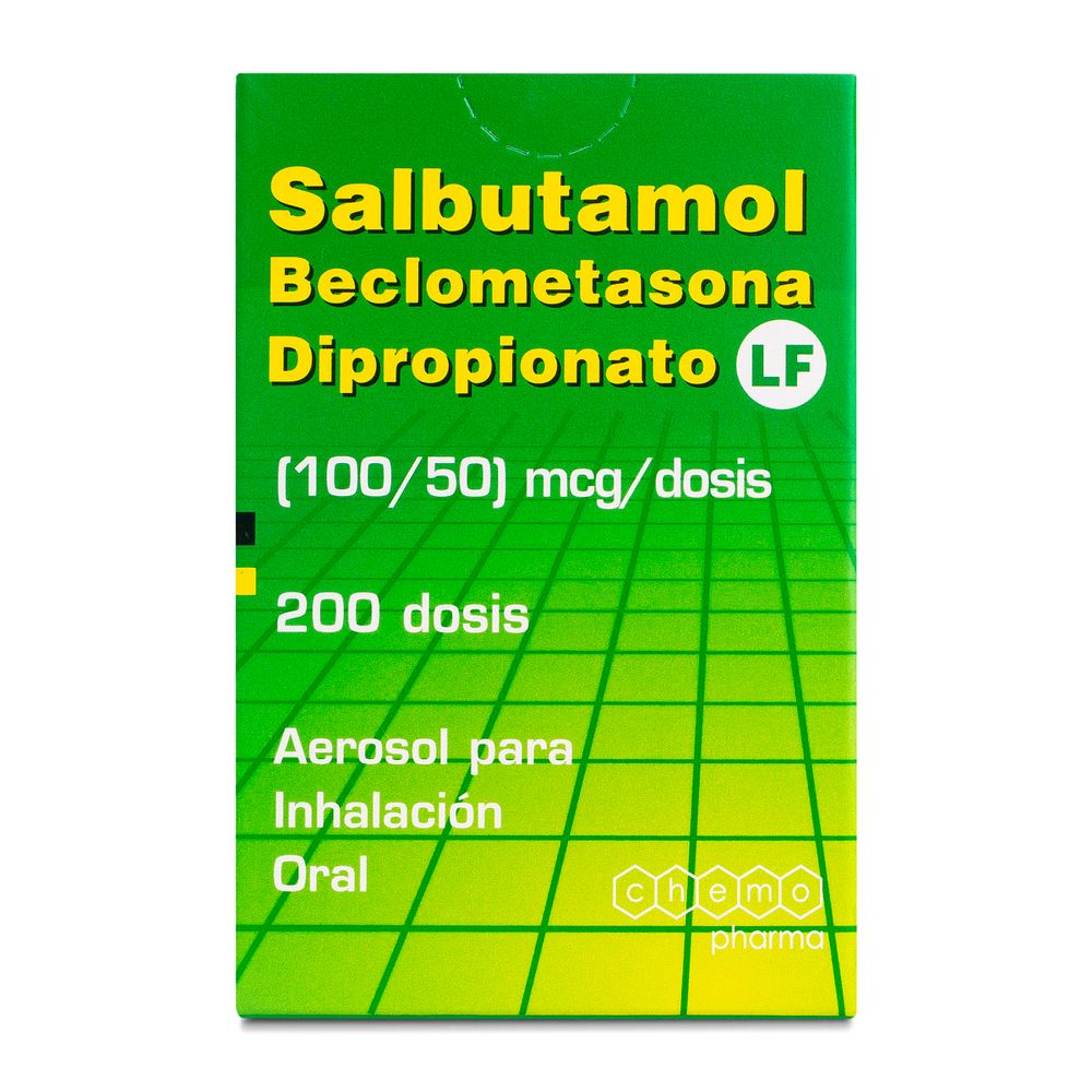 Salbutamol / Beclom 100 / 50 mcg 200 Dosis