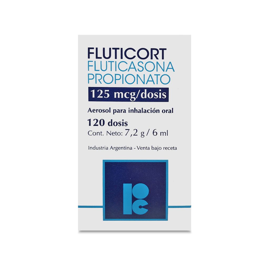 Fluticort - Fluticasona Propionato 125 Mcg / D Inh 120 Dosis