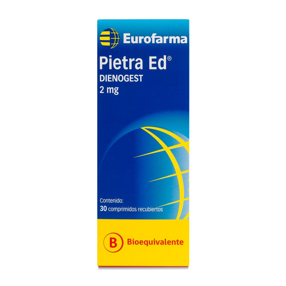Pietra Ed - Dienogest 2 mg 30 Comprimidos Rec