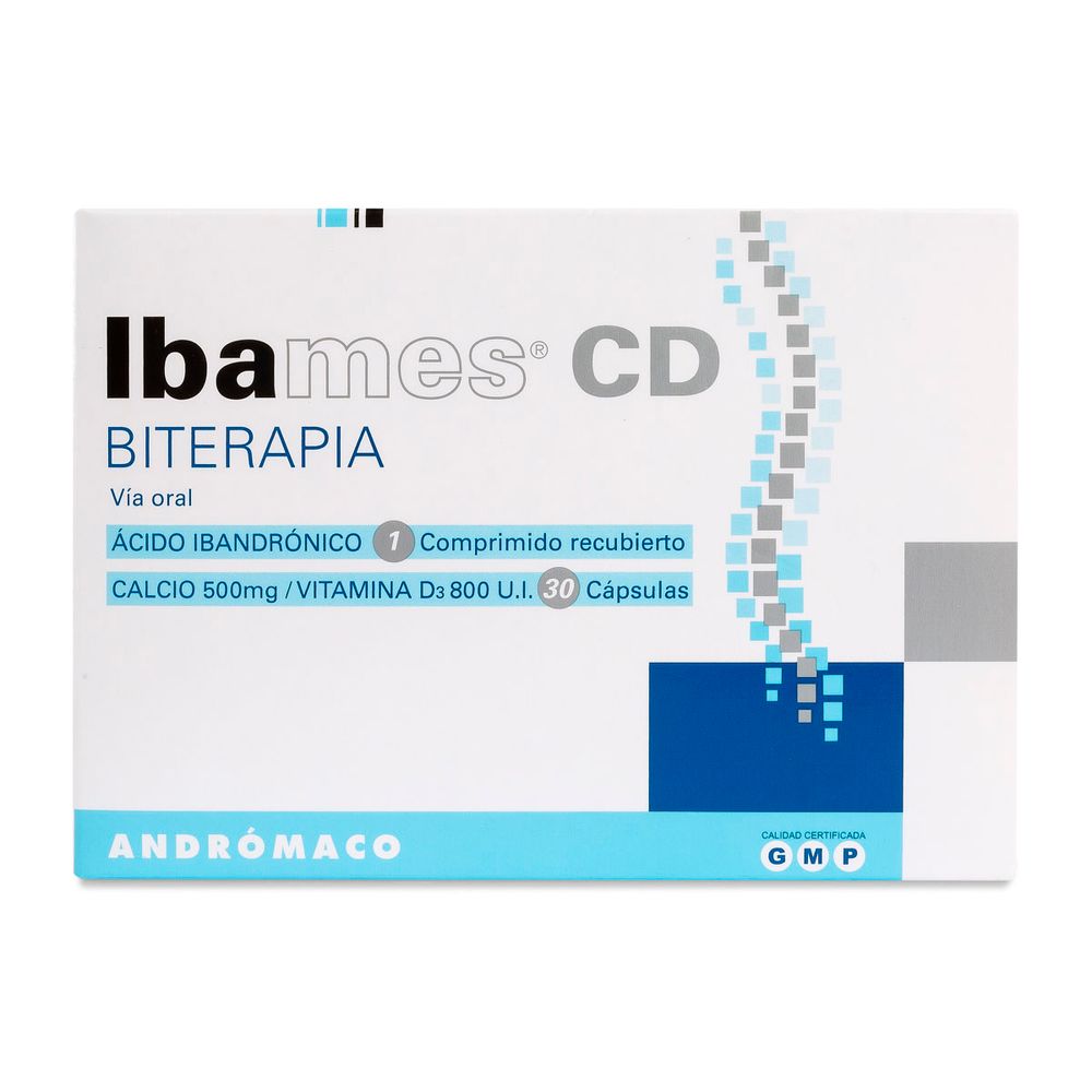 Ibames - Calcio / Ac Ibandr / Vit D3 1 Comp + 30 Cap