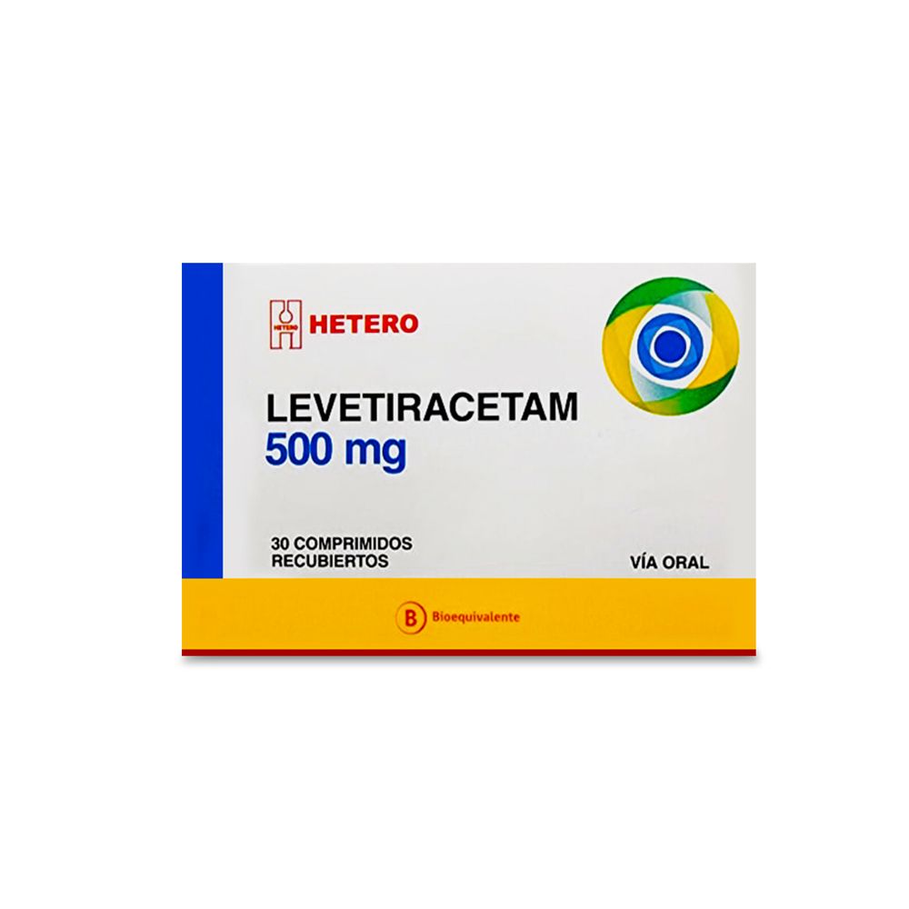 Levetiracetam 500 - mg 30 Comprimidos Recubiertos